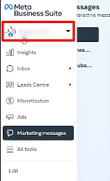 Meta business suite - Marketing Messages 2