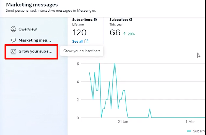 Meta business suite - Marketing Messages 4